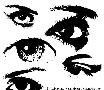 eyes free custom shapes csh vector