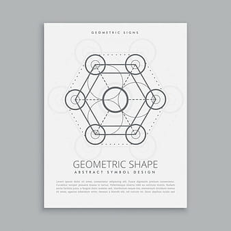 Sacred geometry sign and symbol eps ai vector
