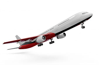 Plane mockup psd vector