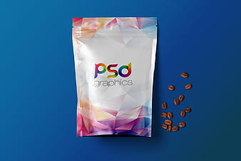 Coffee Bag Mockup Free PSD psd vector
