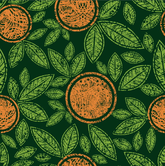Abstract leaf elements vector eps