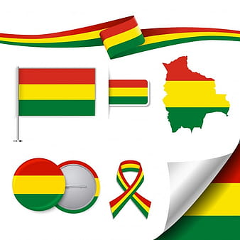 Bolivia representative elements collection eps vector