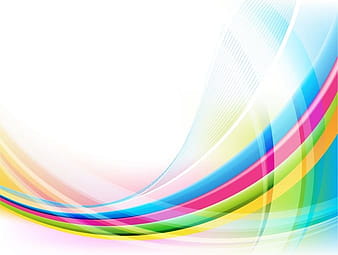 Abstract Colorful Wave eps vector