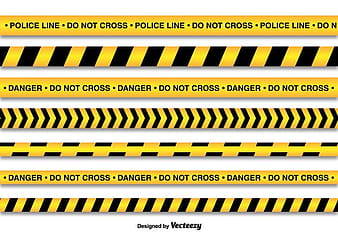 Police Line Vector ai