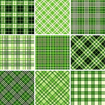 Plaid fabric patterns seamless vector eps