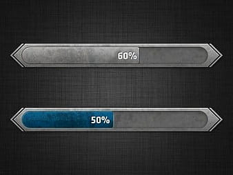 Stone Progress Bar psd vector