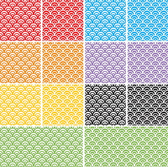 Dragon Scales Seamless Pattern Swatch for Adobe Illustrator