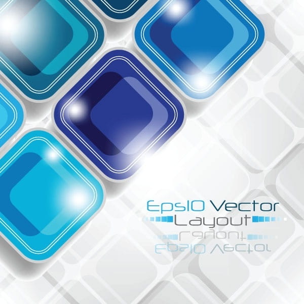 Square button background vector eps