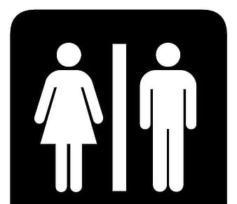restroom vector sign eps