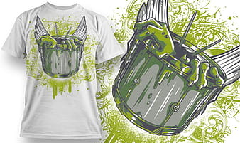 Fashion t shirt design elements set vector ai eps cdr