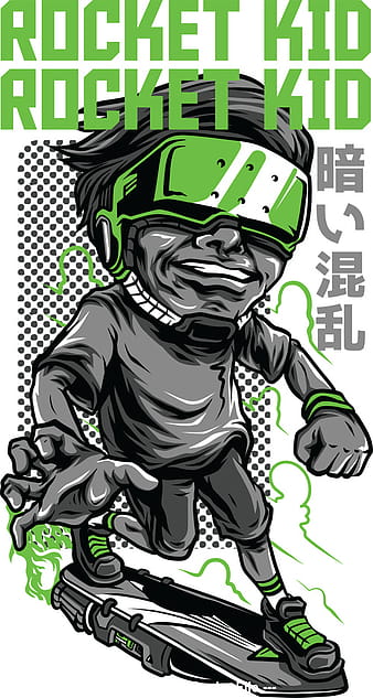 Rocket kid T-Shirt design vector eps
