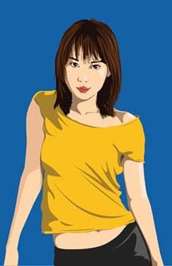 Human Face vector 5 ai