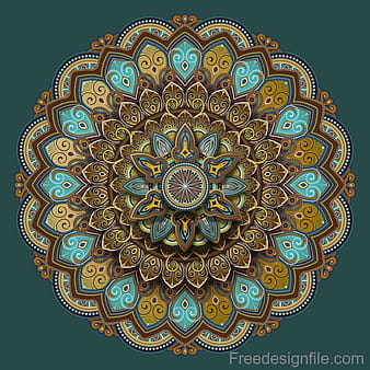 Arabic calligraphy decor pattern vector material  eps