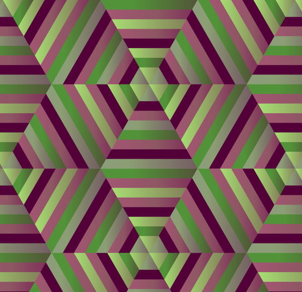Hex pattern ai vector