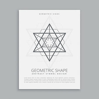 Sacred geometric shapes eps ai vector