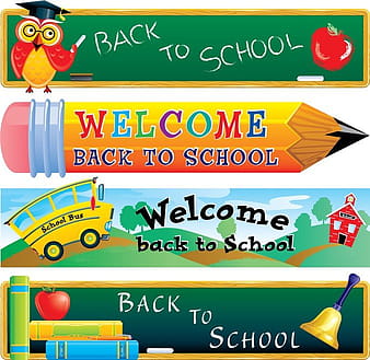 Cute School Theme eps vector