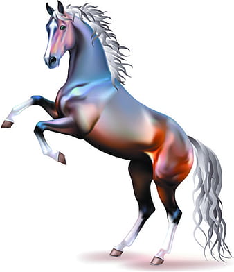 Vivid horses design vector eps