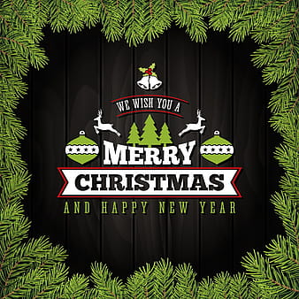 Merry Christmas Greeting Card vector eps ai