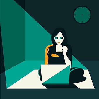 Female Developer svg eps vector