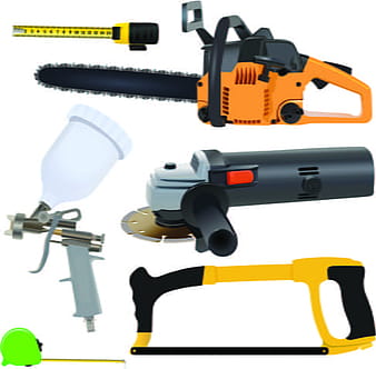 Set of different repair tools vector graphics eps