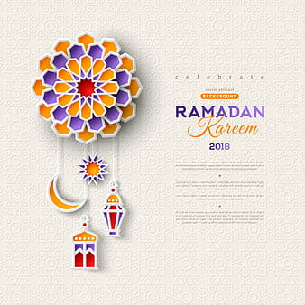 2018 Ramadan kareem festival vector material  eps