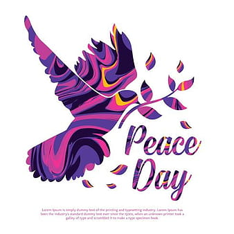 Peace Day Vector Design svg ai