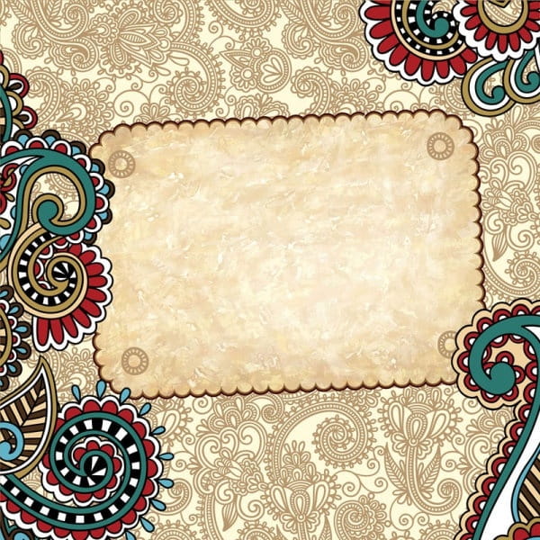 Retro pattern background vector eps