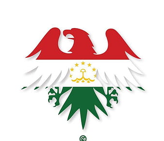 Tadschikistan Flagge Emblem ai eps