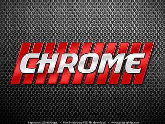 Photoshop chrome letters style psd vector