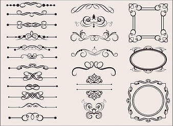 Classic european pattern vector eps