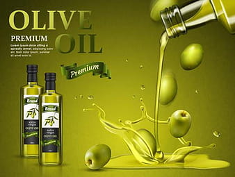 Creative olive oil poster design vector  eps