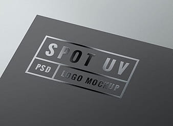 MockUp Spot UV Logo psd