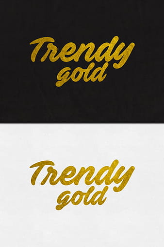 Gold text effect psd vector