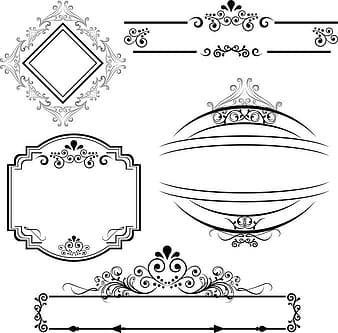 European Lines Border  eps vector