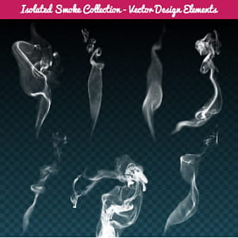 Dynamic smoke vector design material eps