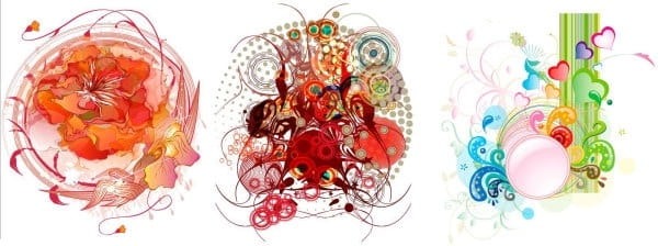 Messy pattern vector eps