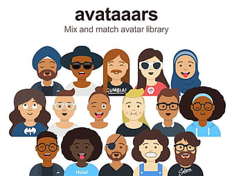 Avatars Sketch Library sketch file sketch vector