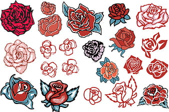 Vintage rose 1 vectors ai