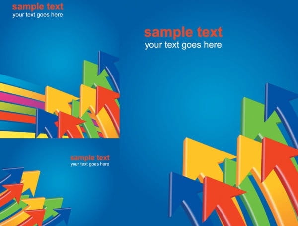 Arrow background vector eps