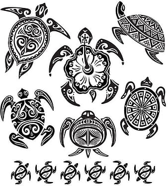 Turtle totem vector 1 eps