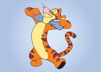 Winnie The Pooh Tiger ai vector