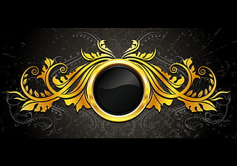 Gold vintage emblem vector eps ai