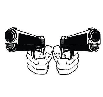 gráficos vectoriales de pistolas ai eps