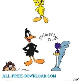 Looney Toons svg vector