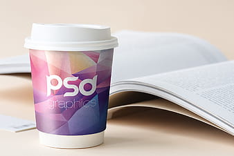 Paper Coffee Cup Mockup Free PSD psd vector