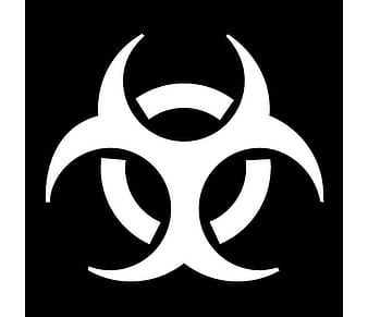 biohazard warning vector sign eps