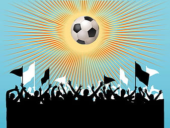 Football Fans Vector ai