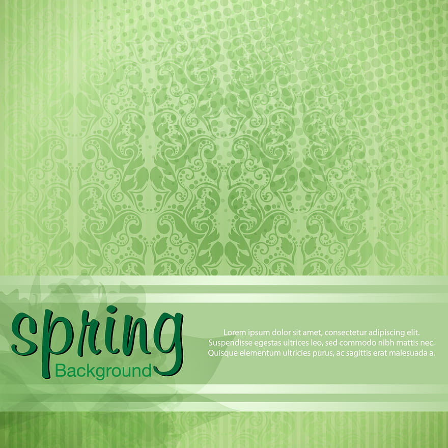 Spring Background Vector eps