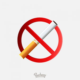 No smoking sign ai vector