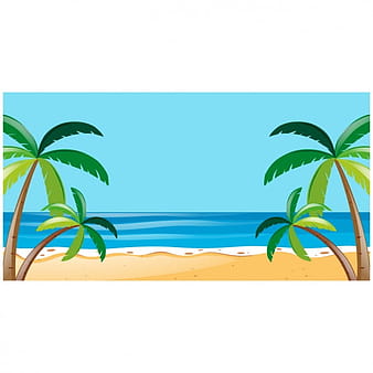 Beach background design eps vector